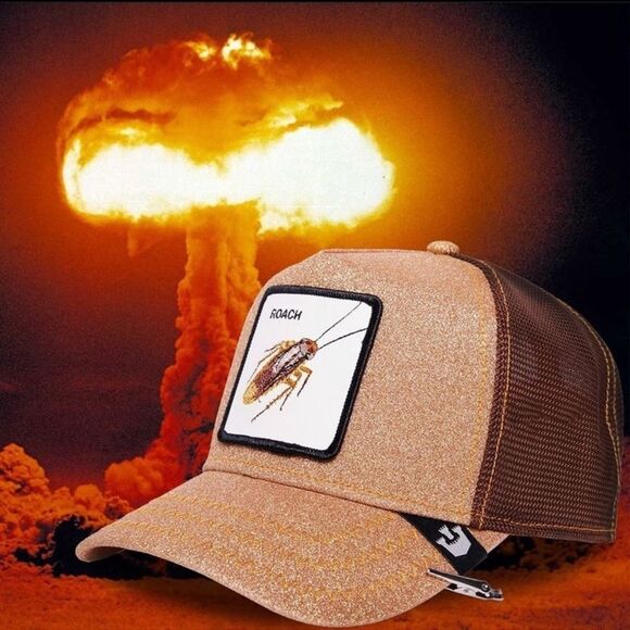 Goorin Bro’s “Roach” Hit Clypse Trucker Hat Glitter OS Nwt - Picture 1 of 7